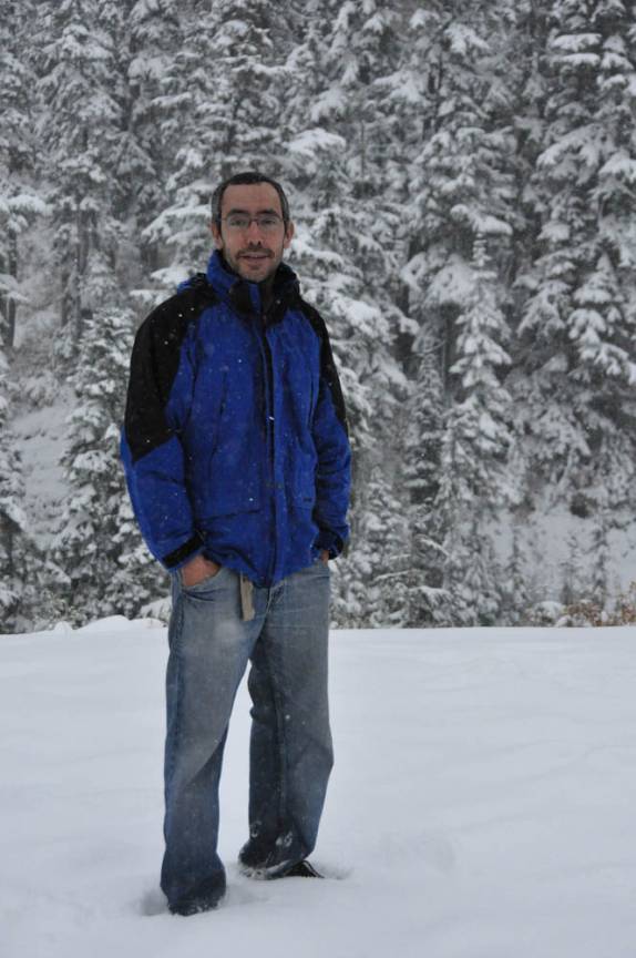 Dia de muita neve na área do Mt Baker, no North Cascades National Park, no estado de Washington, noroeste dos  Estados Unidos